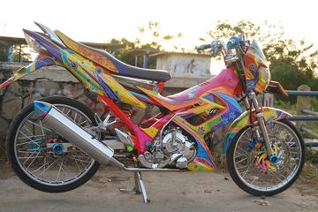 Harga Crom Motor Satria Fu. Ini Jurus Ampuh Jaga Keawetan Lapisan Chrome di Motor