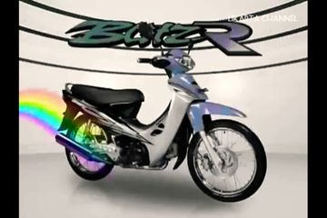 Motor Blitz R. Intip Lucunya Iklan Motor Zaman Dulu, Kawasaki Blitz R Bisa