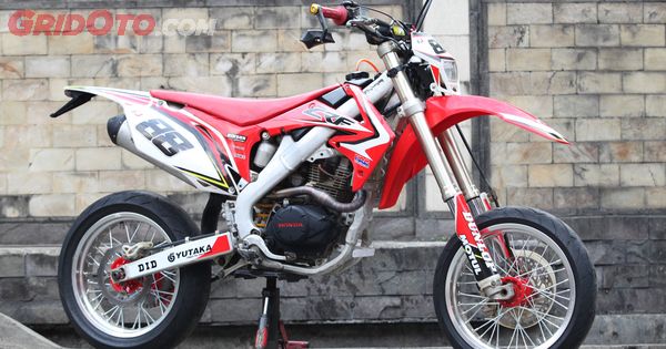Biaya Modif Megapro Jadi Crf. Perkawinan Mega Pro dengan CRF 450 Malah Jadi Supermoto