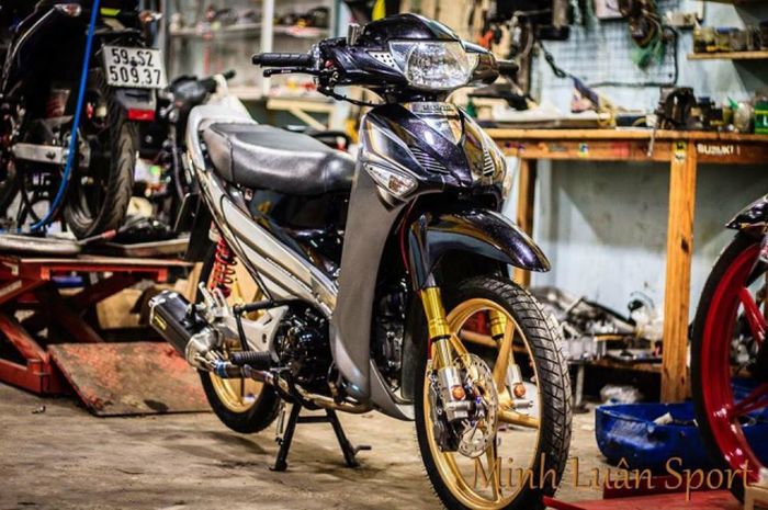 Velg Racing Boy Honda Supra X 125. Gokil!!! Motor Bebek Sekelas Honda Supra X Aja Pakai Upside