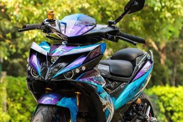 Cara Pasang Batok Aerox Di Mx King. Pakai Batok Aerox dan Pro Arm NSR150, Yamaha MX King Tambah