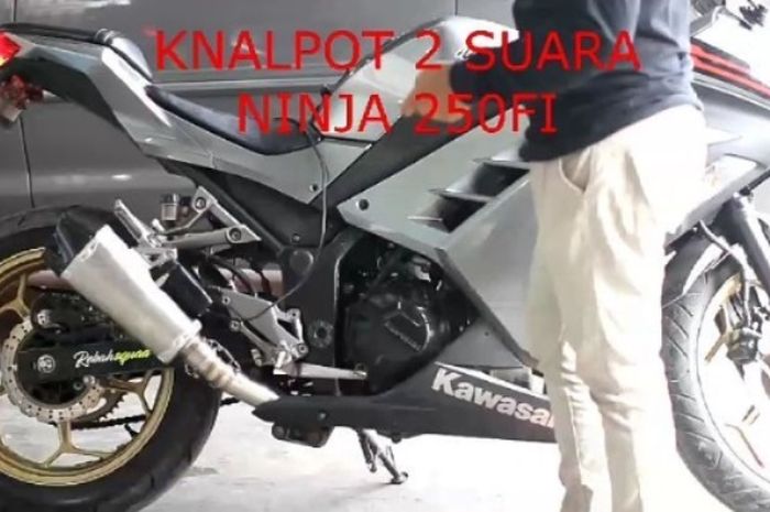 Cara Bikin Suara Knalpot Mirip Ninja 250. Mantap! Knalpot Ninja Bisa Gonta-Ganti Suara, Dari Kalem Jadi