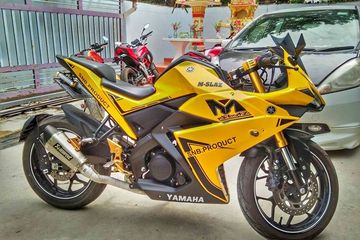 Modifikasi Yamaha Xabre Full Fairing. Yamaha Xabre Pakai Fairing Mirip Honda CBR150, Hasilnya Cakep