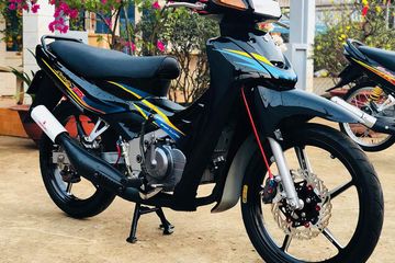 Modifikasi Suzuki Satria 2 Tak. Tampang Sih Standar Pabrik Tapi Modifikasi Suzuki Satria 2-tak Ini