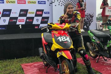 Honda Beat Ring 14. Pelek VND Six Star Dipakai Honda BeAT, Antarkan Pembalap Ini