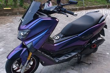 Modif Skotlet Nmax. Yamaha NMAX Tampil Nyentrik, Warna Bodi Bunglon Kaki-kaki