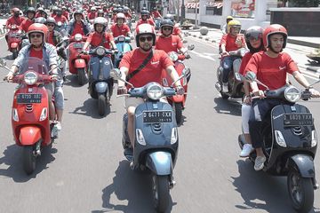 Ban Vespa Lx 125 Bandung. Seru-Seruan Komunitas Vespa di Bandung, Sambut Kehadiran New