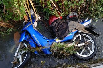 Modifikasi Suzuki Shogun 110. Suzuki Shogun 110 R Ditemukan Berendam di Parit. Tanpa Pemilik