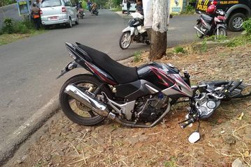 Modifikasi Stang Revo. Duh, Sambungan Peninggi Setang Diduga Lepas, Honda Tiger