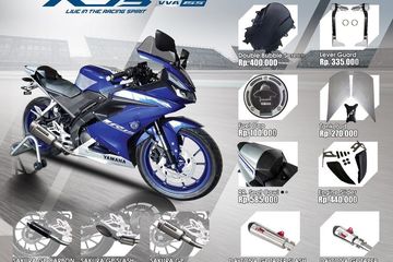 Variasi Motor R15. Nih 11 Aksesori Resmi 'Obat Ganteng' All New Yamaha R15