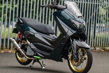 Rx King Modif Warna Hijau. Yamaha NMAX Tampil Agresif, Kelir Bodi RX-King Dikombo Part