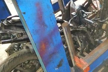 Cara Meluruskan Stang Motor Yg Bengkok. Kembalikan Kondisi Rangka Motor Bengkok, Biaya Sih yang