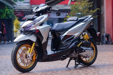 Honda Vario 150 Modifikasi. Modif Simpel Honda Vario 150, Bodinya Resik Pamerkan Aura