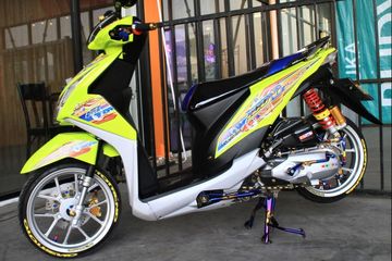 Harga Velg Honda Beat Thailand. Honda BeAT Dandan Unik, Warna Bodi dan Aksesori Khas ala