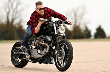 Cara Membuat Rangka Motor Harley. Biar Makin Sporty, H-D Sportster Dijejali Turbo dan Kena Sunat