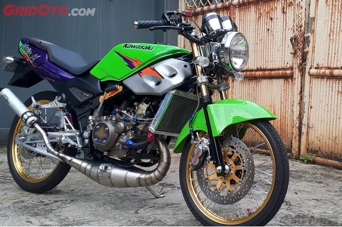 Ninja R Pake Lampu Bulat. Kawasaki Ninja R Berubah Jadi Victor M, Ubahan Simpel 'Pokoknya