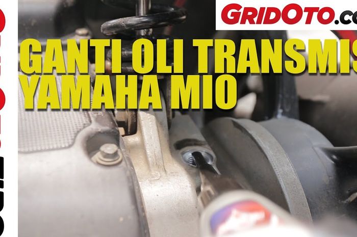 Cara Ganti Oli Yamaha Mio. Video Cara Ganti Oli Transmisi Yamaha Mio, Cukup Modal 2 Kunci