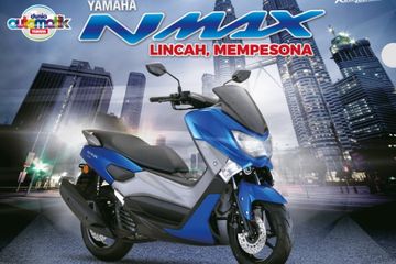 Velg Warna Biru Metalik. Varian Yamaha NMAX Terbaru Ada Yang Pakai Pelek Berwarna