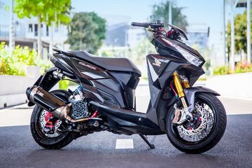 Vario 125 Jari Jari. Pakai Upside Down dan Pelek Jari-jari, Honda Vario 125 Tambah