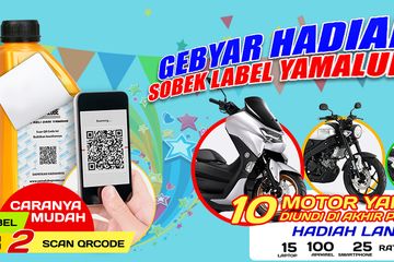 Oli Yamalube Matic Nmax. Beli Oli Yamalube Bisa Dapat NMAX Hingga XSR 155, Ini Caranya