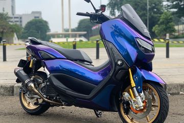 Nmax Stiker Bunglon. Yamaha All New NMAX Bunglon, Jadi Mentereng, Modal Rp 20