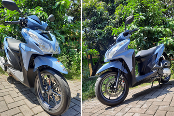 Modifikasi Warna Motor Vario. Honda Vario 125 Lama Modif Simpel, Warna Unik Plus Setup Kaki