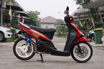 Motor Mio Modifikasi Standar. Yamaha Mio Serigala Berbulu Domba, Tampang Standar tapi Wuz