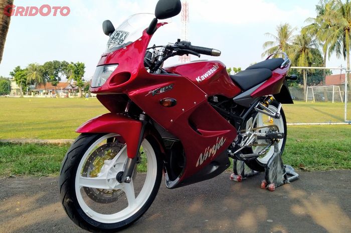 Modifikasi Ninja Rr Warna Merah. Kawasaki Ninja RR Tampil Wah, Bodi Glowing Dipadu Aksesori