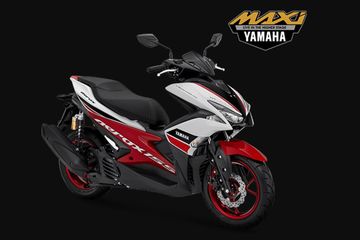Aerox Putih Merah. Yamaha Aerox R-Version Jadi 'Nasionalis' di Awal 2020, Merah dan