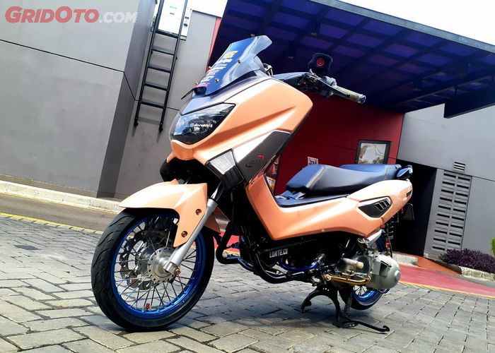 Modifikasi Nmax Jari Jari. Berpelek Jari-jari, Kaki-kaki Yamaha NMAX 'Si Doel' Racing Banget