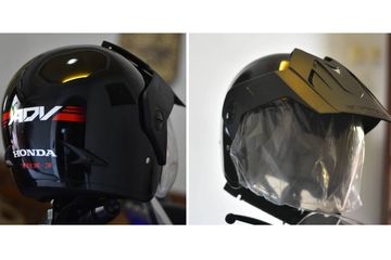 Helm Bawaan Honda. Helm Bawaan Honda ADV 150 Kurang Sangar? Helm dari Honda