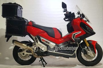 Vario 150 Modif Adventure. Honda V-ADV Asal Kediri, Vario 150 Disulap Mirip Skutik Moge X