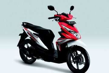 Honda Beat 2017 Merah Putih. Honda BeAT 2017 Seken September 2020, Tahun Muda Mulus
