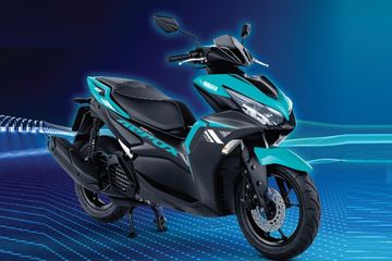 Aerox Hitam Hijau. Mengintip Pilihan Warna Yamaha Aerox di Thailand, Bisa Jadi