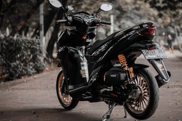 Honda Vario 150 Modifikasi Velg 17. Kaki-kaki Honda Vario 150 Menawan, Pelek Daytona Dan Rem Jadi