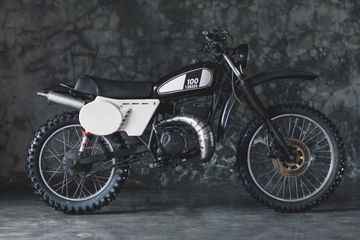 Modifikasi Motor Cross Rx King. Tampang Macho Yamaha RX-Z Custom Bergaya Vintage Enduro