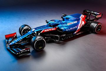 Warna Biru Keren. Keren! Dibalut Warna Biru, Ini Dia Livery Mobil F1 Tim Alpine A521