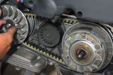 V Belt Putus. V-Belt Putus di Jalan Bikin Nangis, Pulley Hingga Roller Bisa