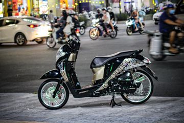 Modif Pelek Scoopy. Honda Scoopy Louis Vuitton, Tampil Lebih Menarik Pakai Pelek Jari