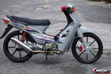 Modifikasi Supra X 110. Honda Supra Menolak Tua! Mesin 190 cc, Detail Ajib Dijejali Part