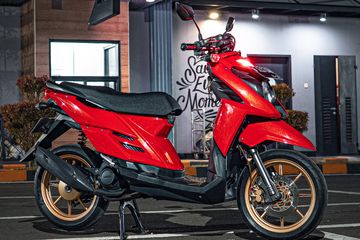 X Ride 115 Modif. Dijejali Piston Honda Sonic, Mesin Yamaha X-Ride Bengkak 150cc