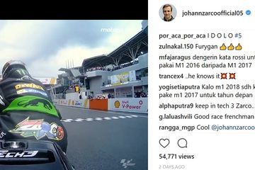 Yamaha Yzr M1 2017. Komentar Netizen untuk Johan Zarco, Enggak Usah Terima