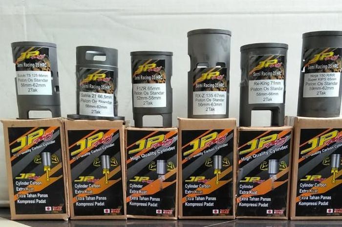 Gambar Boring Motor. JP Racing Metal Carbon Liner, Boring Khusus Balap Harga Pas