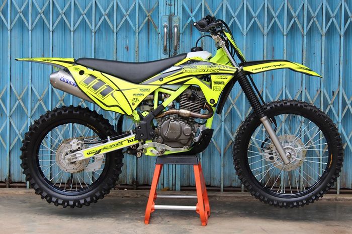 Modifikasi Motor Tiger Jadi Trail. Ganteng Banget, Motor Honda Tiger Dimodif Trail, Siap Libas