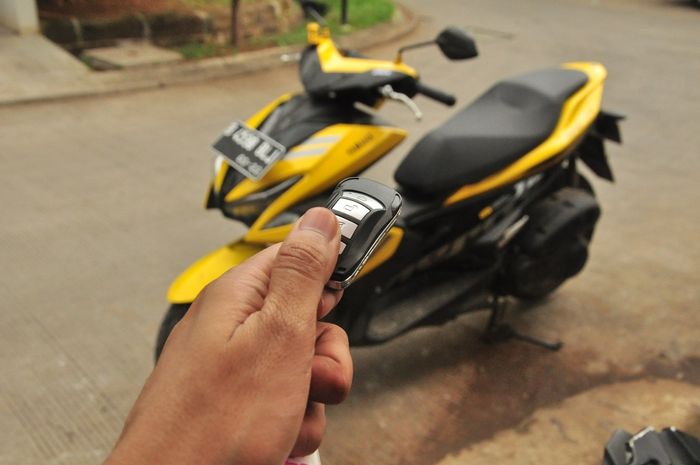 Smart Key Aerox. Gak Waswas Lagi, Yamaha Aerox Standar Pasang Smart Key