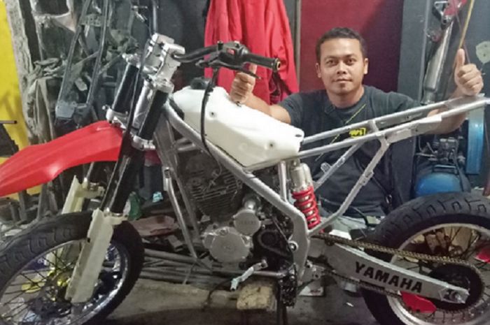Rangka Motor Trail Bebek. Surganya Penggila Motor Trail, Agra Jaya Motor Spesialis Produksi