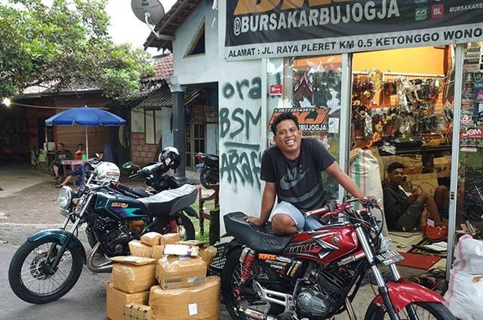 Modifikasi Rx King Shock Byson. Nembus Luar Negeri, Hebatnya Bengkel Spesialis RX-King Asal