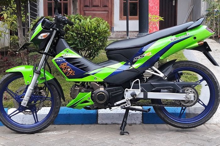 Kawasaki Ayam Jago. Motor Langka Kawasaki Kaze Dibikin Ayam Jago Terlihat Pangling