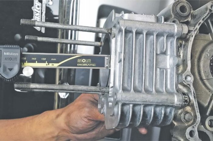 Panjang Stang Seher Yamaha V80. Ajib Nih Jupiter Burhan Bisa Naik Hingga 232 cc Paking Selembaran