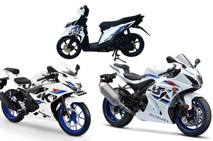 Suzuki Nex Modifikasi Velg 17 Warna Biru Putih. Edisi Terbatas Suzuki Nex II Punya Grafis Baru, Corak Nyontek